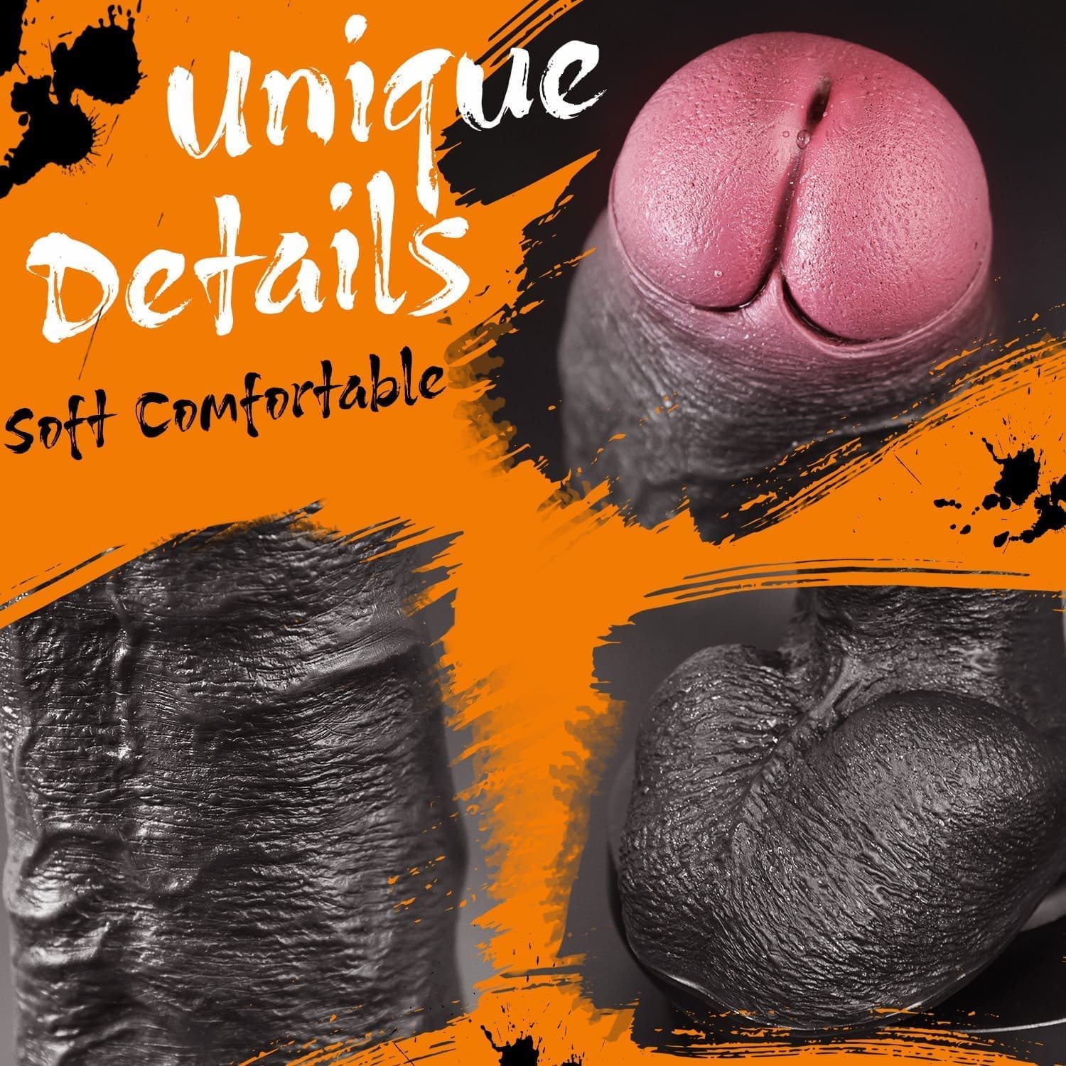 ultra realistic pure black dildo ultra realistic pure black dildo
